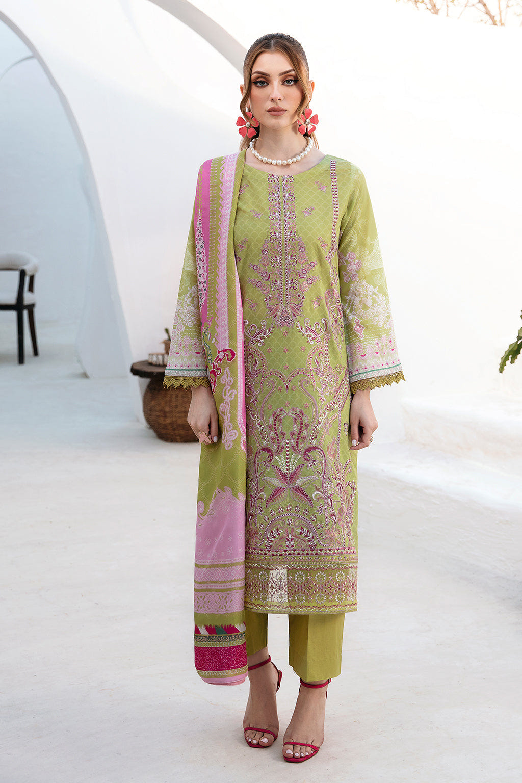 Ramsha | Ghazal Lawn 24 | G-210 -  Ramsha Luxury - Original Designer Dress - House of Maryam