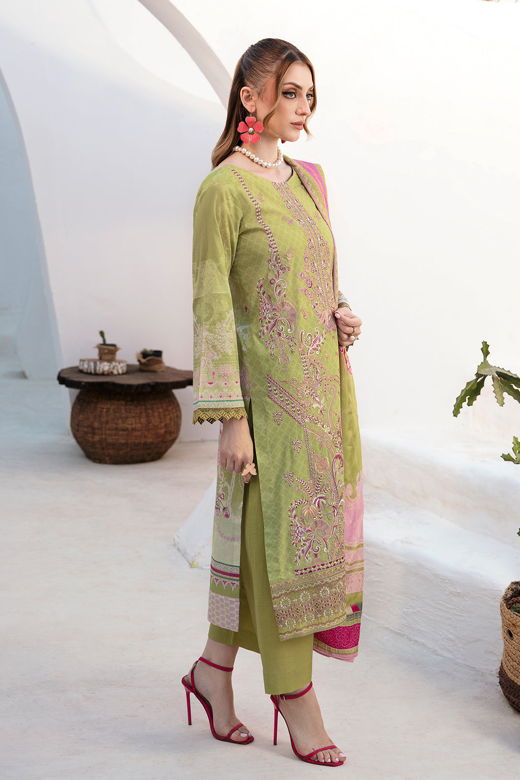 Ramsha | Ghazal Lawn 24 | G-210 -  Ramsha Luxury - Original Designer Dress - House of Maryam