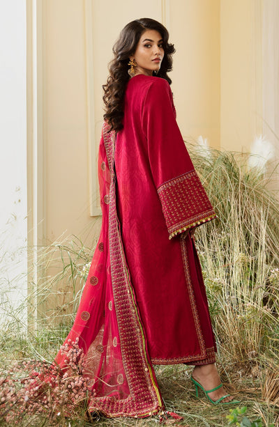 Zevk | Flora Festive Lawn | CHERISH -  Zevk Luxury - Original Designer Dress - House of Maryam
