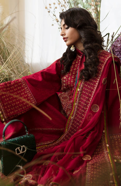 Zevk | Flora Festive Lawn | CHERISH -  Zevk Luxury - Original Designer Dress - House of Maryam