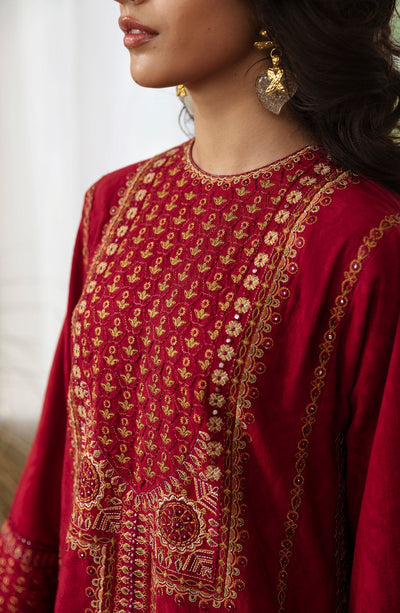 Zevk | Flora Festive Lawn | CHERISH -  Zevk Luxury - Original Designer Dress - House of Maryam