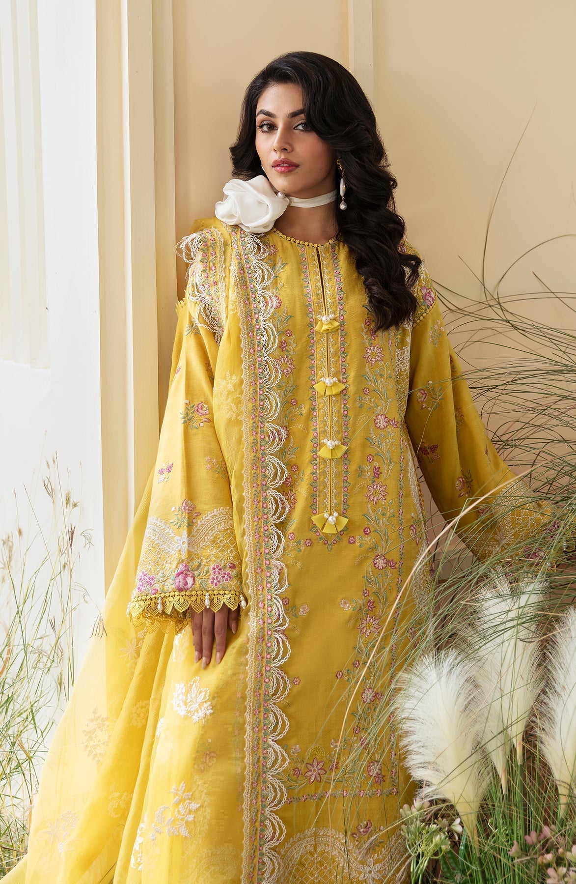 Zevk | Flora Festive Lawn | LUMANI -  Zevk Luxury - Original Designer Dress - House of Maryam