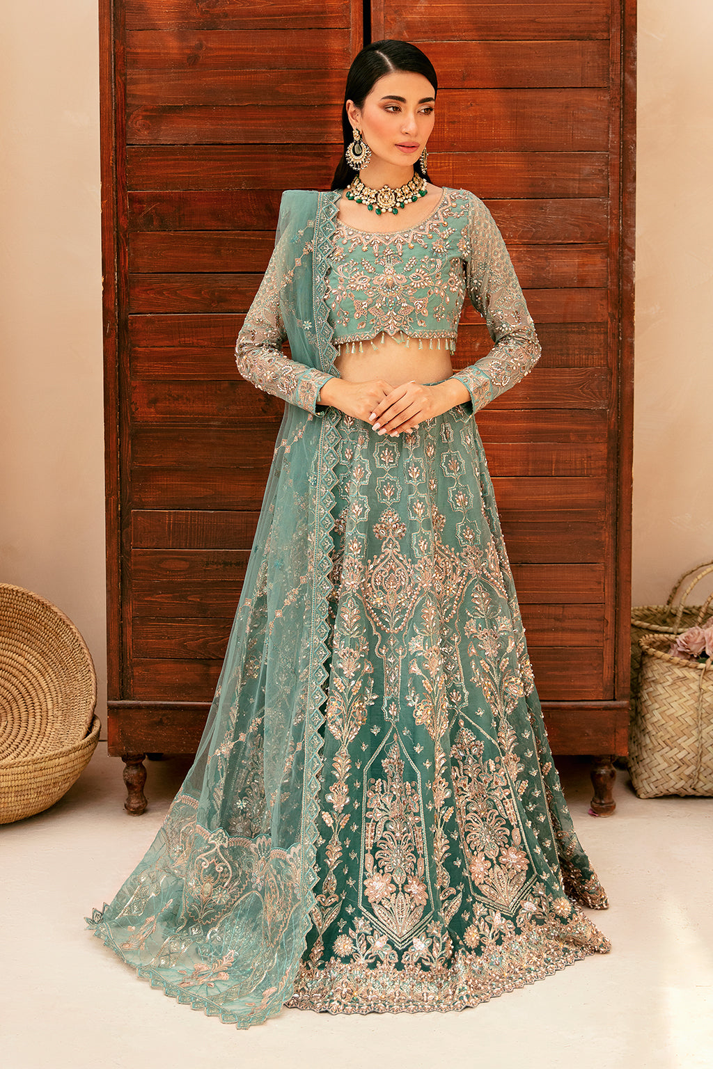 Ramsha | Luxury Wedding Collection | HA-403 -  Ramsha Formal - Original Designer Dress - House of Maryam