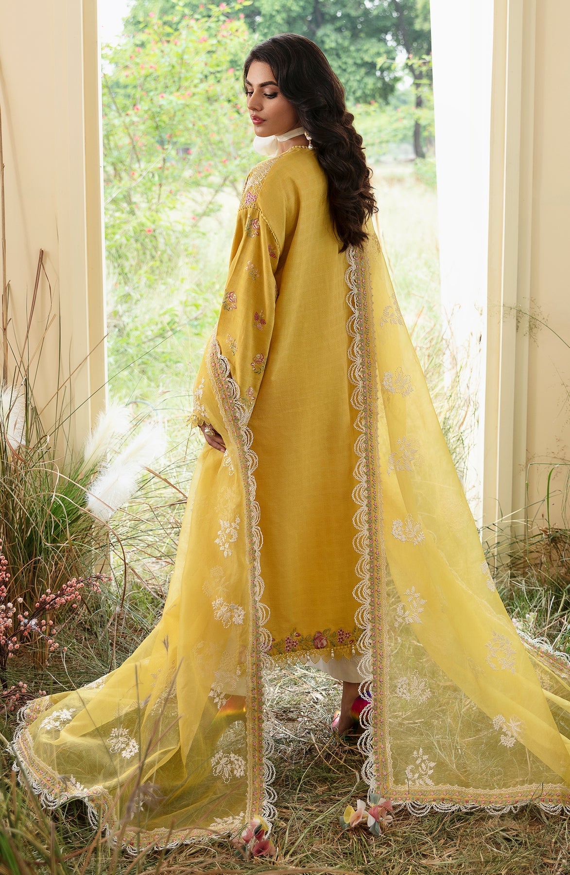 Zevk | Flora Festive Lawn | LUMANI -  Zevk Luxury - Original Designer Dress - House of Maryam