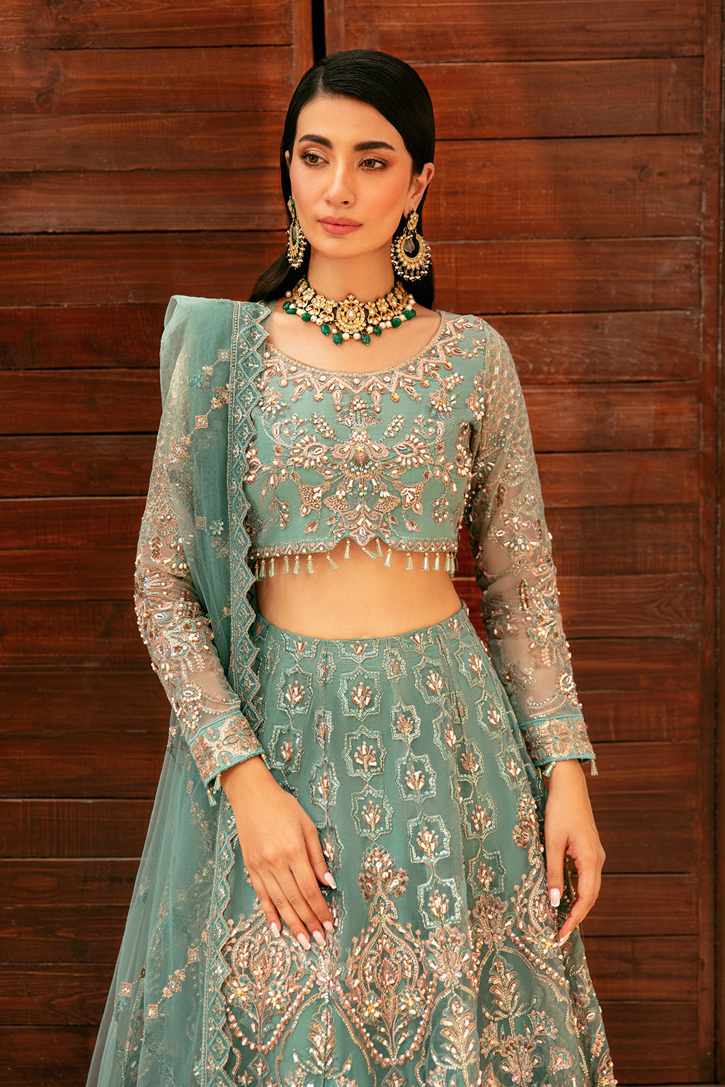 Ramsha | Luxury Wedding Collection | HA-403 -  Ramsha Formal - Original Designer Dress - House of Maryam