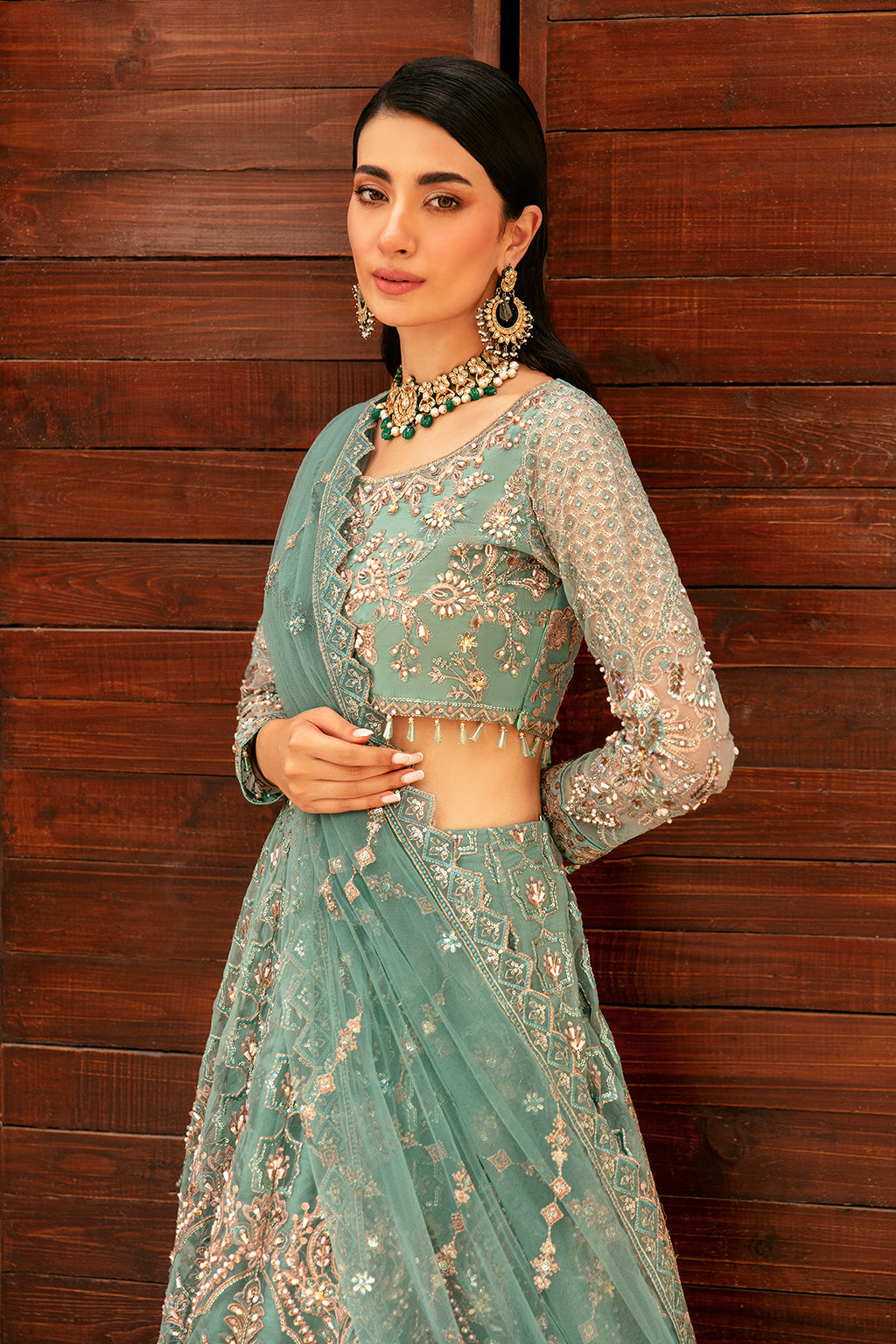 Ramsha | Luxury Wedding Collection | HA-403 -  Ramsha Formal - Original Designer Dress - House of Maryam