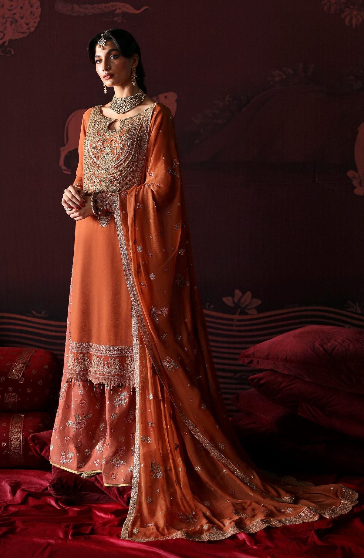 Emaan Adeel | Devdas Formals | LEELA -  Emaan Adeel Formal - Original Designer Dress - House of Maryam