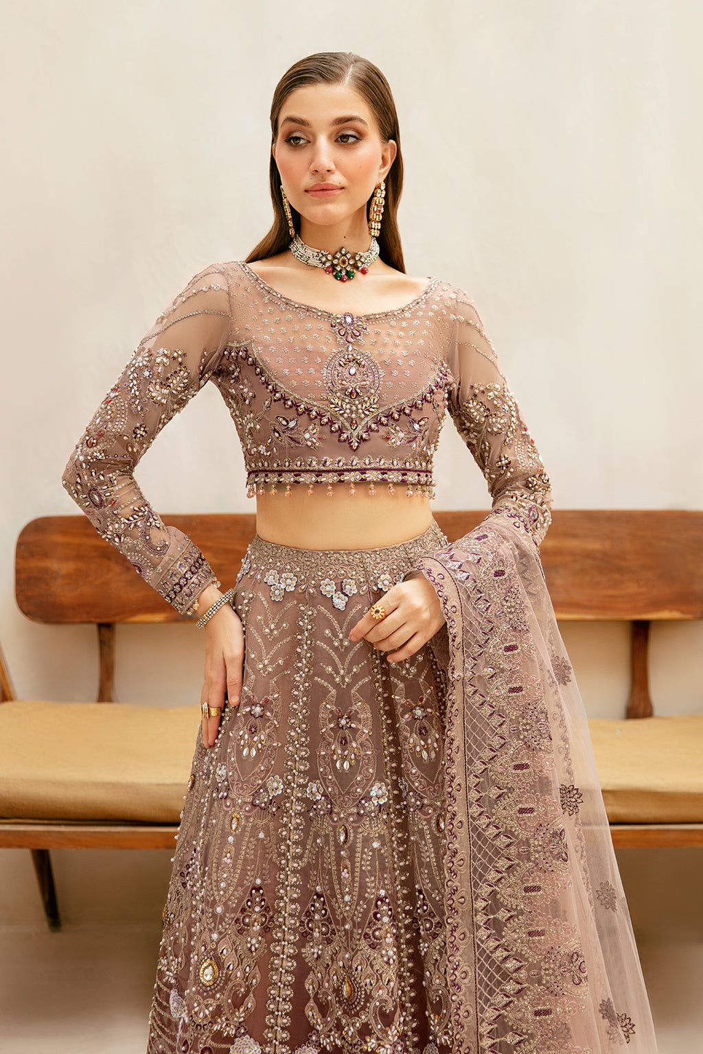 Ramsha | Luxury Wedding Collection | HA-401 -  Ramsha Formal - Original Designer Dress - House of Maryam