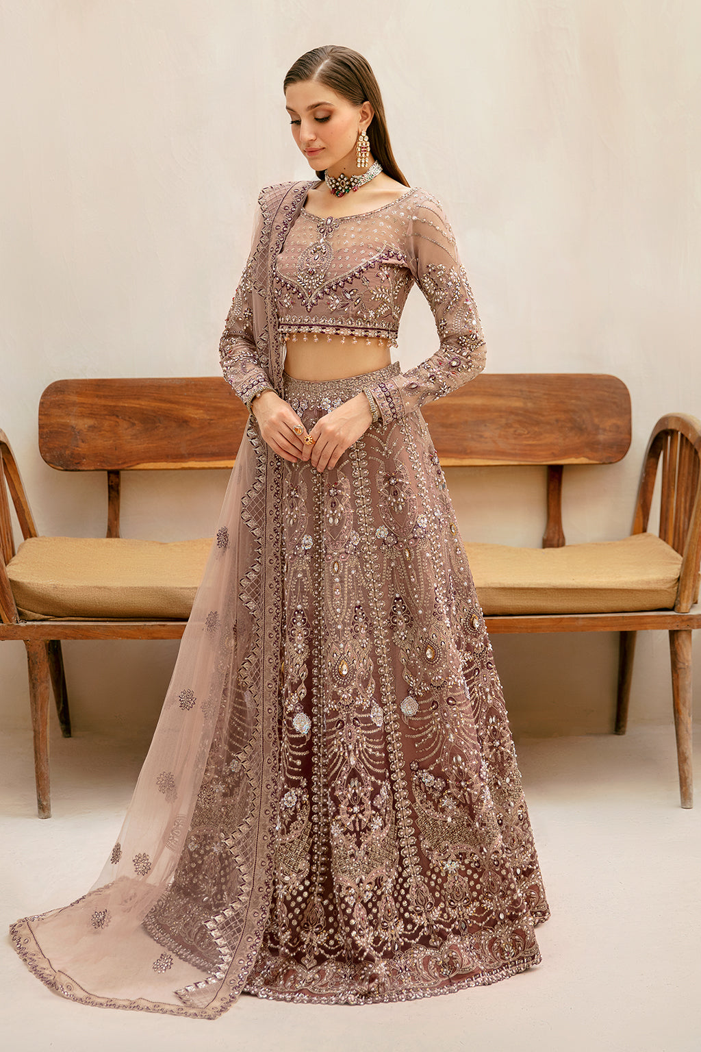 Ramsha | Luxury Wedding Collection | HA-401 -  Ramsha Formal - Original Designer Dress - House of Maryam