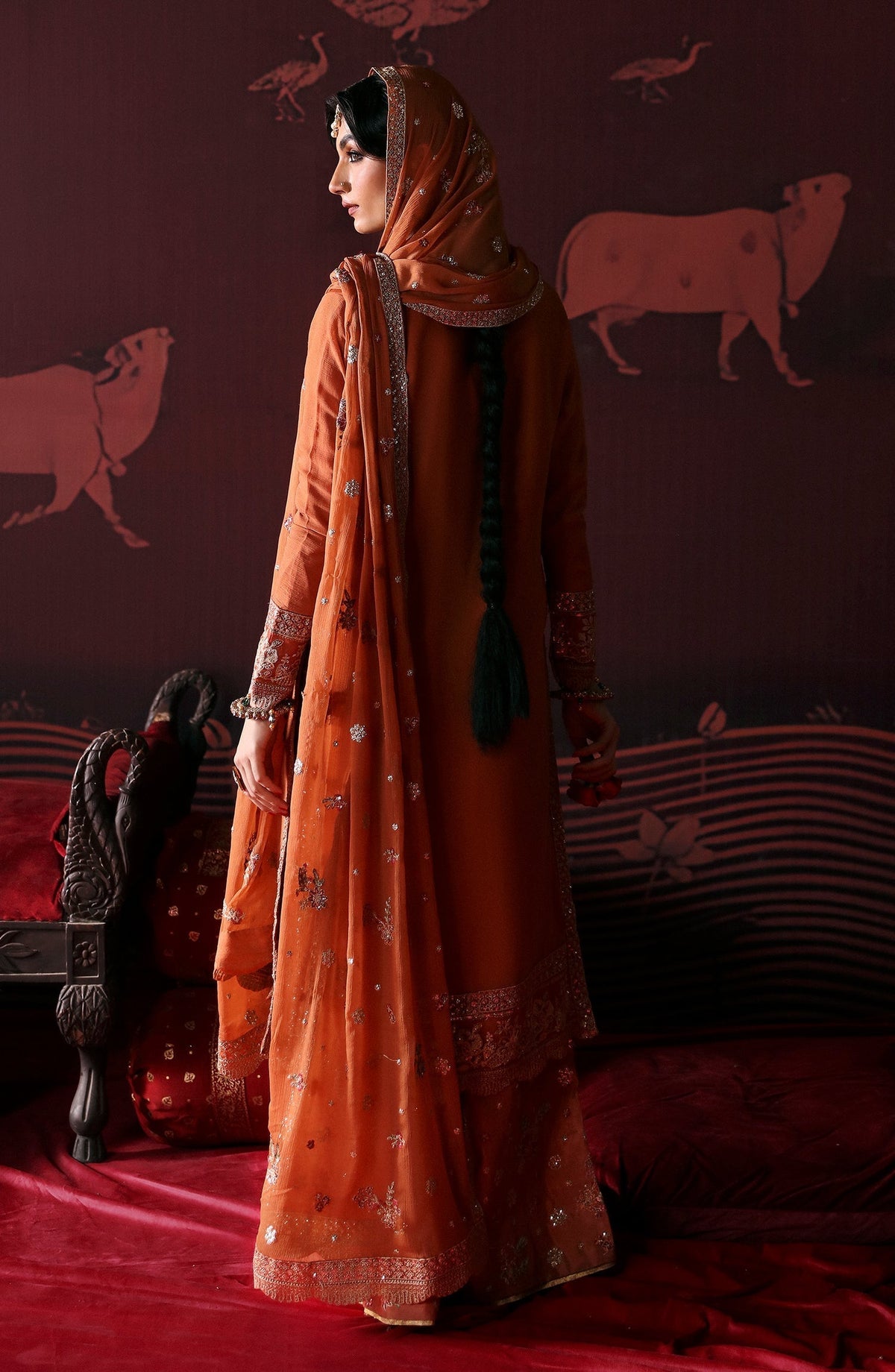 Emaan Adeel | Devdas Formals | LEELA -  Emaan Adeel Formal - Original Designer Dress - House of Maryam