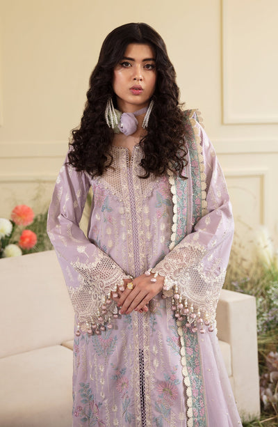 Zevk | Flora Festive Lawn | FLORA -  Zevk Luxury - Original Designer Dress - House of Maryam