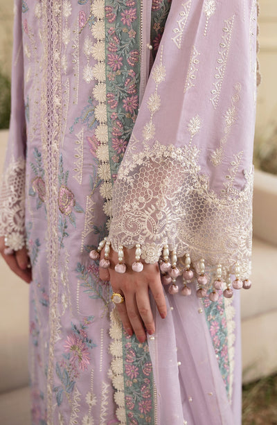 Zevk | Flora Festive Lawn | FLORA -  Zevk Luxury - Original Designer Dress - House of Maryam