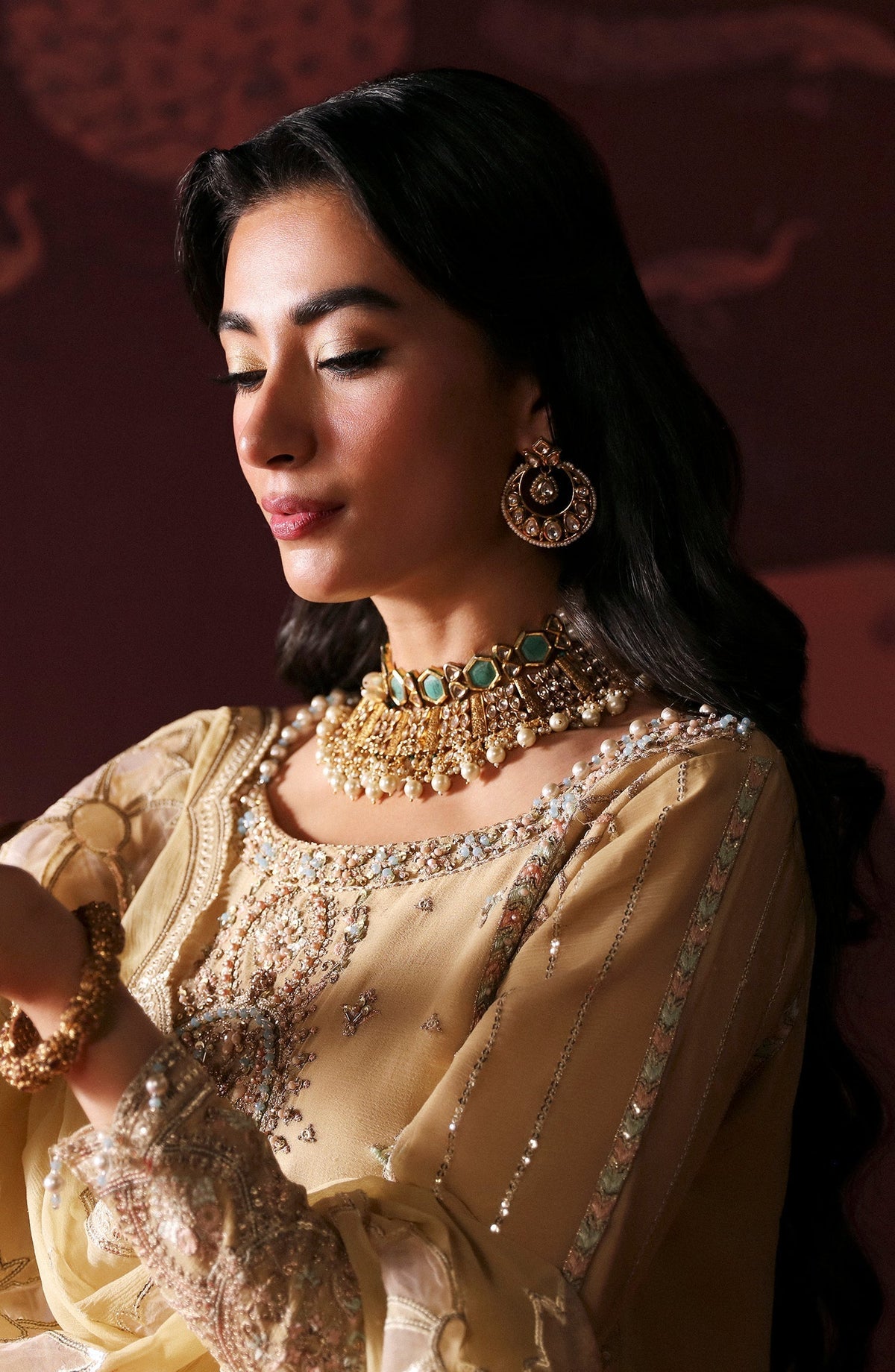 Emaan Adeel | Devdas Formals | MEERA -  Emaan Adeel Formal - Original Designer Dress - House of Maryam