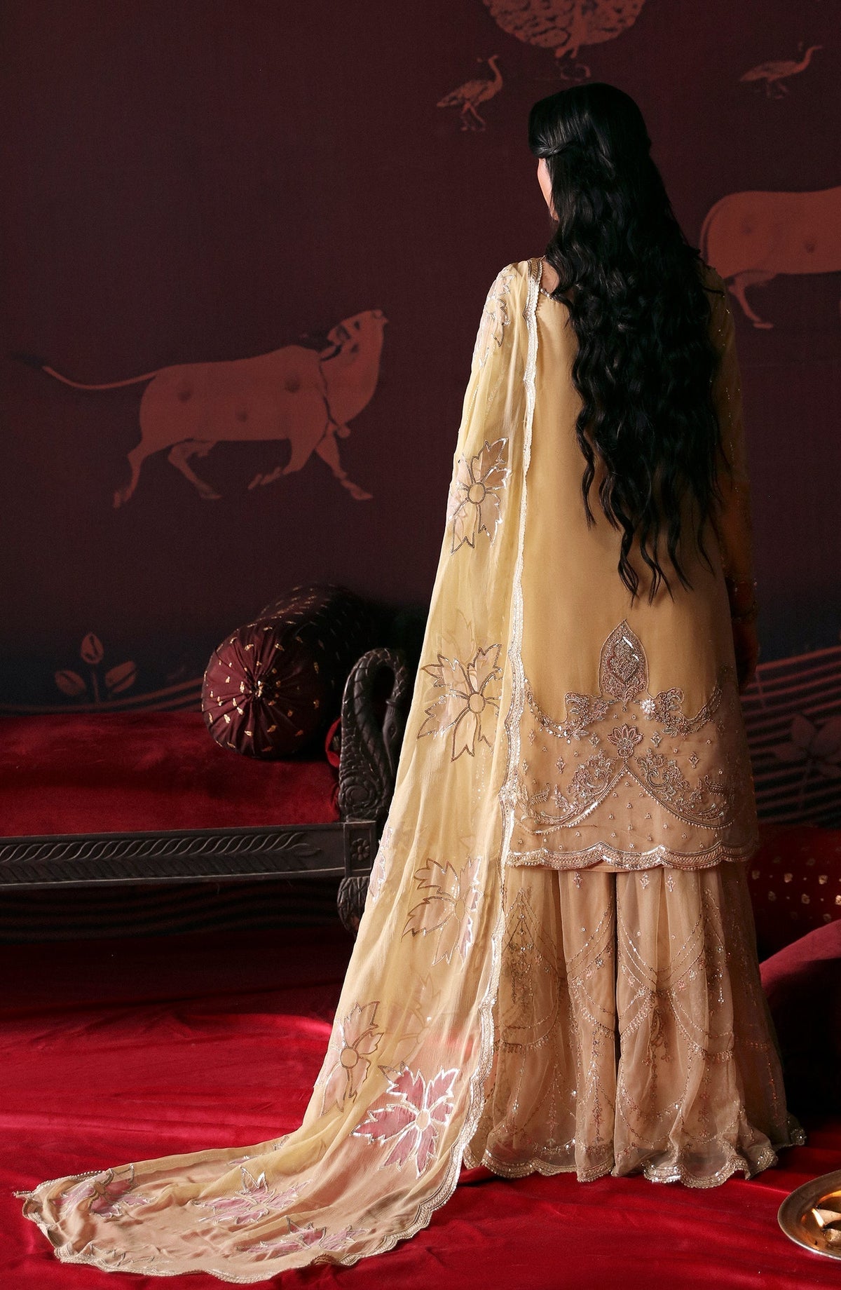 Emaan Adeel | Devdas Formals | MEERA -  Emaan Adeel Formal - Original Designer Dress - House of Maryam