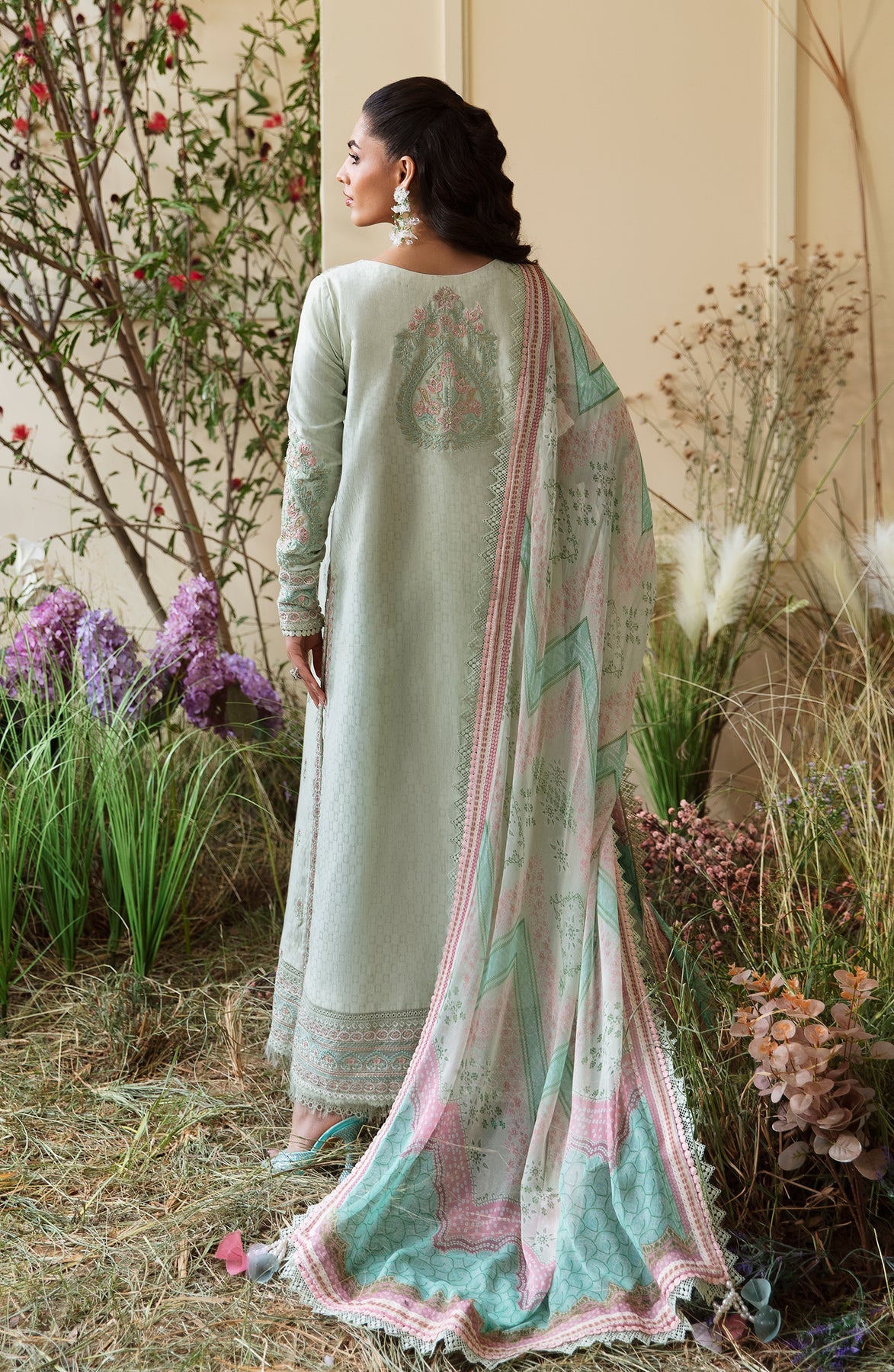 Zevk | Flora Festive Lawn | BLOSSOM -  Zevk Luxury - Original Designer Dress - House of Maryam