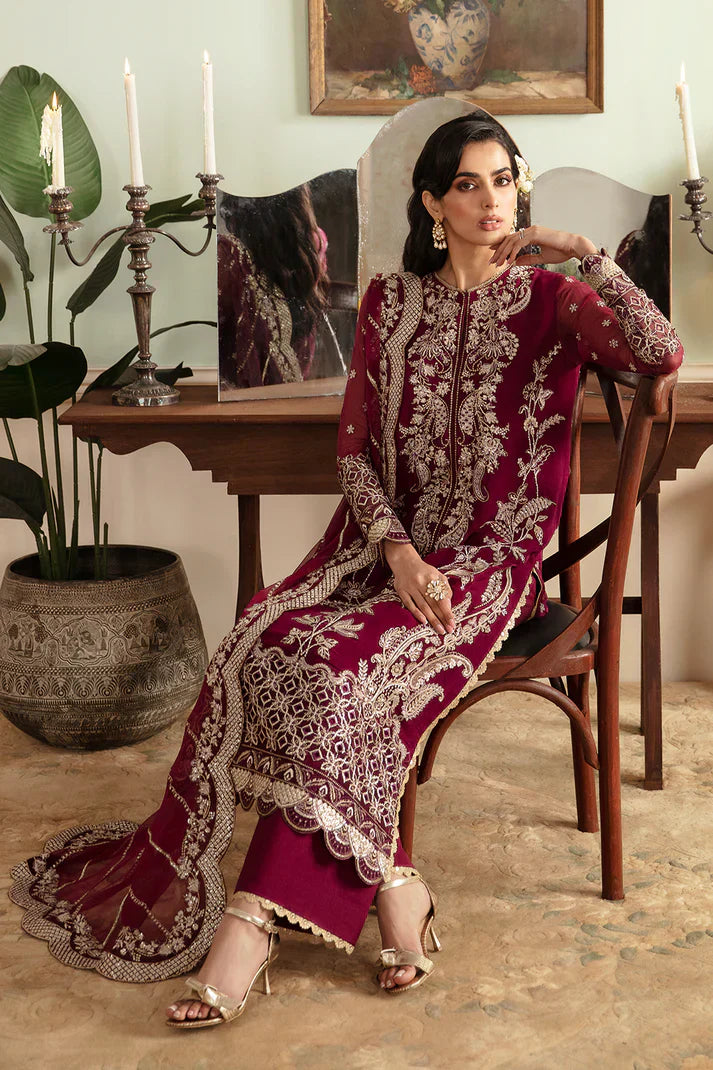 Ayzel | The Whispers of Grandeur | Salvia by Designer Afrozeh - House of Maryam - Pakistani Designer Ethnic Wear in {{ shop.shopifyCountryName }}