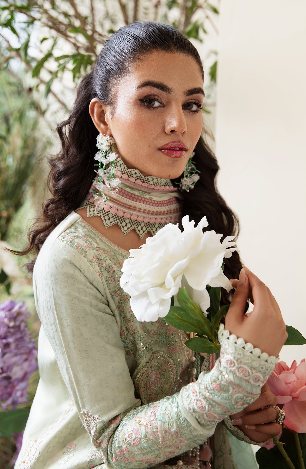 Zevk | Flora Festive Lawn | BLOSSOM -  Zevk Luxury - Original Designer Dress - House of Maryam