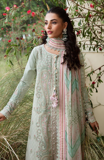 Zevk | Flora Festive Lawn | BLOSSOM -  Zevk Luxury - Original Designer Dress - House of Maryam