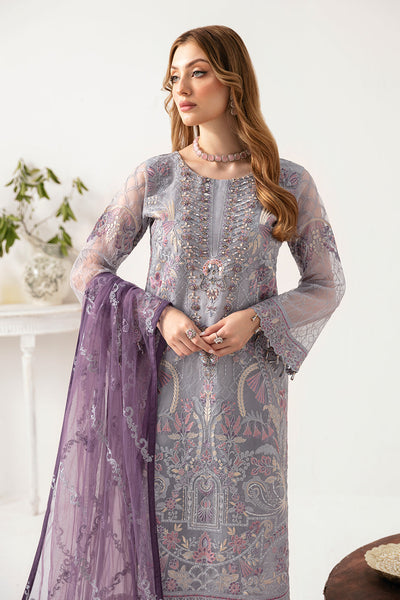 Ramsha | Minhal Organza Collection | M-1104 -  Ramsha Formal - Original Designer Dress - House of Maryam
