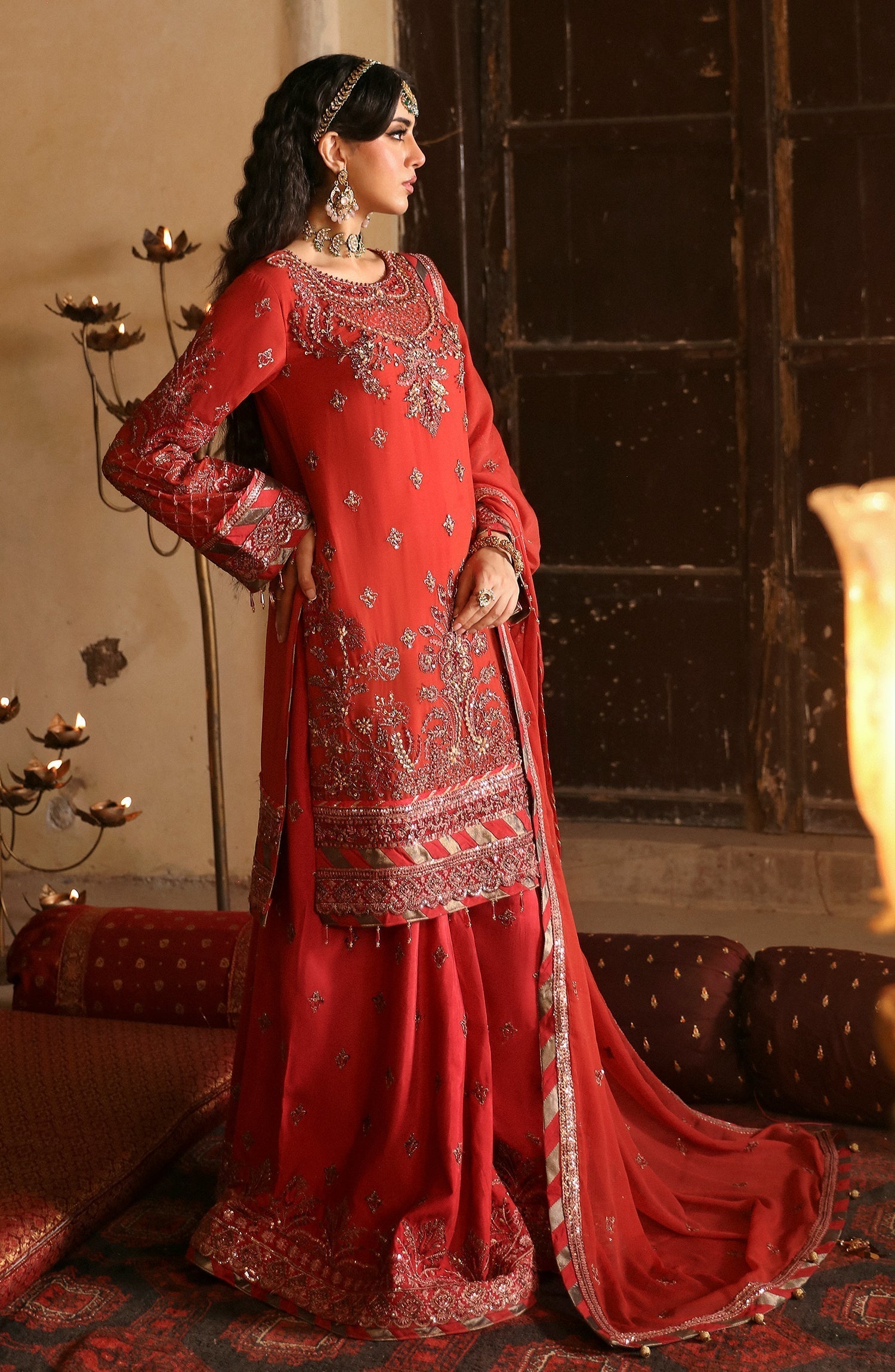 Emaan Adeel | Devdas Formals | KOYAL by Designer Emaan Adeel - House of Maryam - Pakistani Designer Ethnic Wear in {{ shop.shopifyCountryName }}