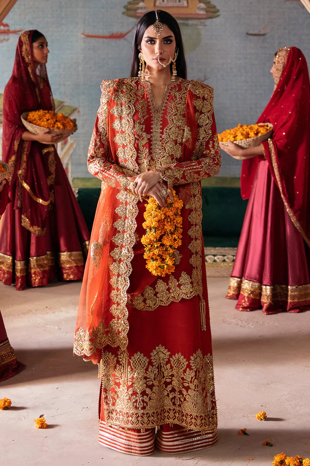 Saad Shaikh | Singhar Festive 23 | Rani -  Saad Shaikh Formal -  House of Maryam