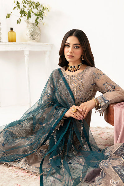 Ramsha | Minhal Organza Collection | M-1106 -  Ramsha Formal - Original Designer Dress - House of Maryam