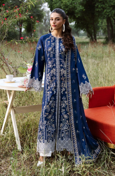 Zevk | Flora Festive Lawn | DAISY -  Zevk Luxury - Original Designer Dress - House of Maryam
