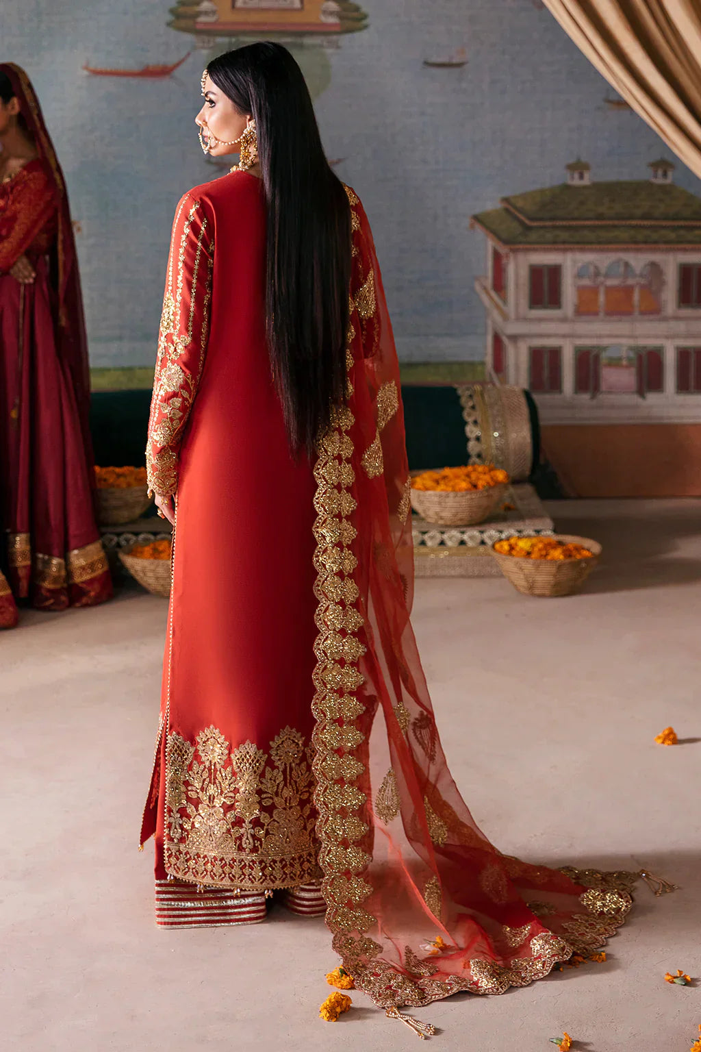 Saad Shaikh | Singhar Festive 23 | Rani -  Saad Shaikh Formal - Original Designer Dress - House of Maryam