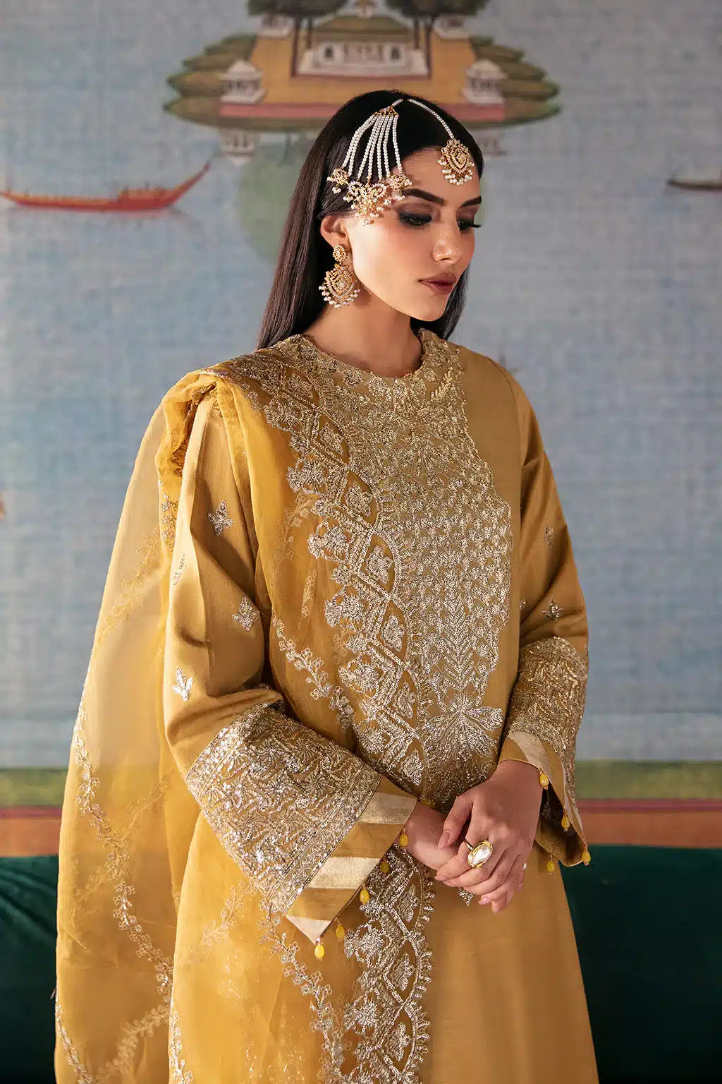 Saad Shaikh | Singhar Festive 23 | Mayal -  Saad Shaikh Formal -  House of Maryam