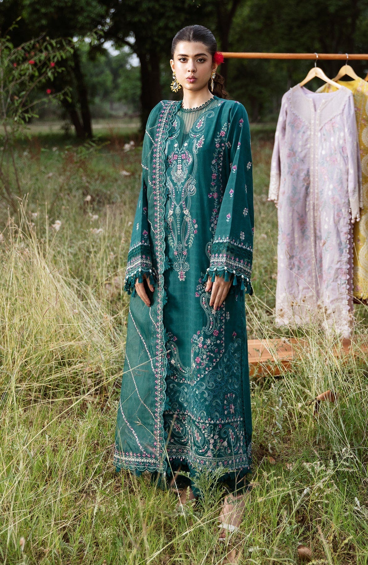 Zevk | Flora Festive Lawn | RELIC -  Zevk Luxury - Original Designer Dress - House of Maryam
