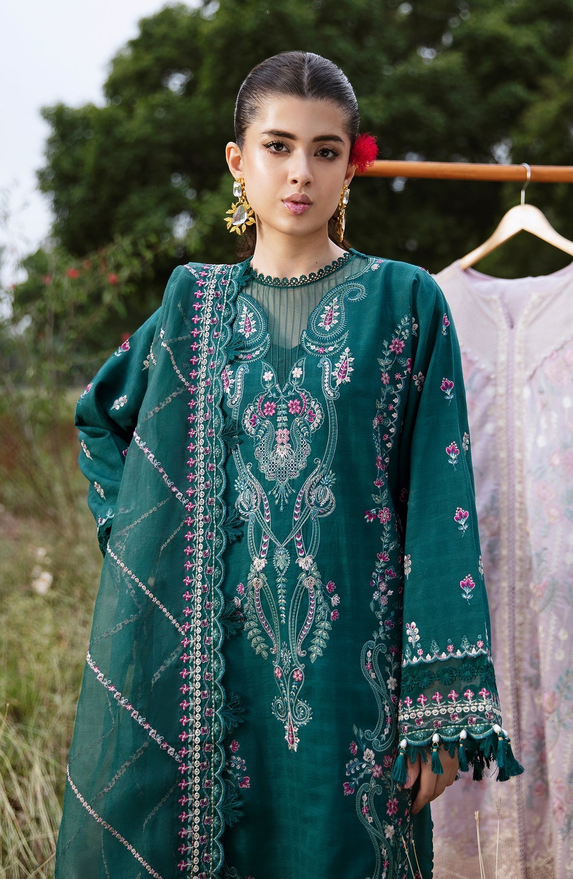 Zevk | Flora Festive Lawn | RELIC -  Zevk Luxury - Original Designer Dress - House of Maryam