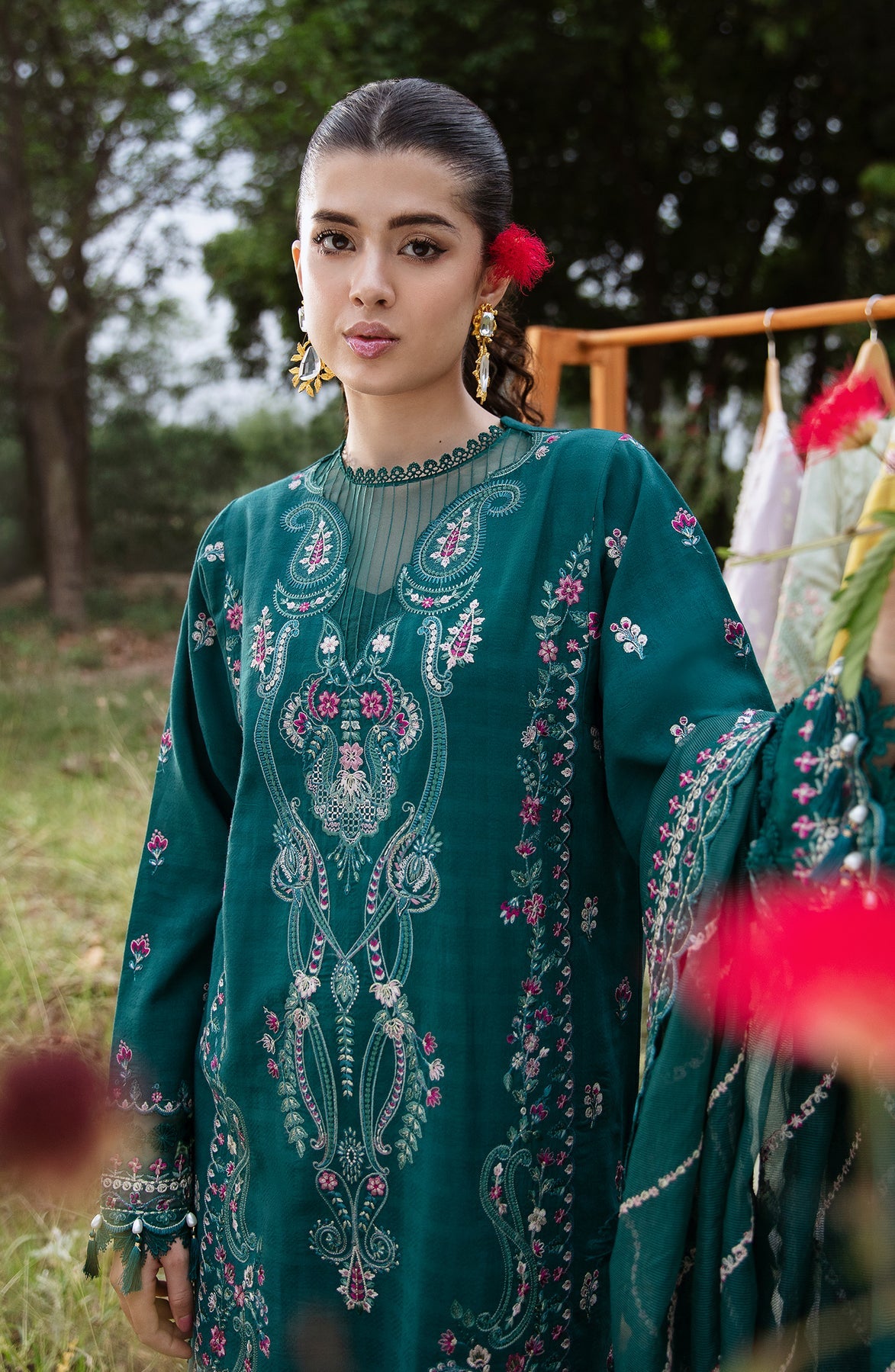 Zevk | Flora Festive Lawn | RELIC -  Zevk Luxury - Original Designer Dress - House of Maryam