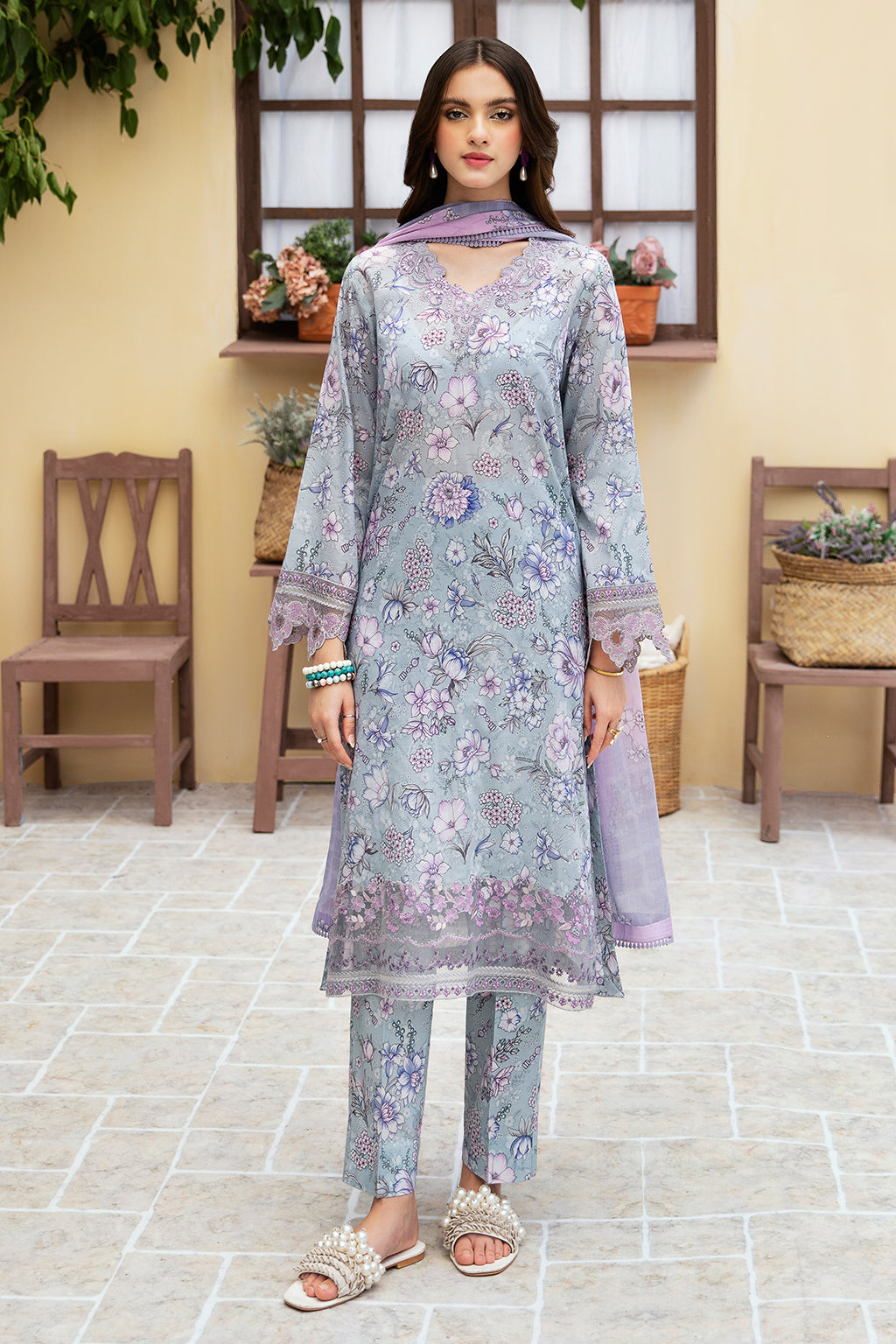 Ramsha | Rangrez Lawn Collection | N-508