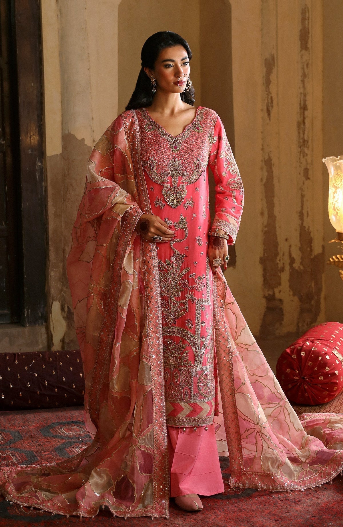 Emaan Adeel | Devdas Formals | ZAARBAKHT -  Emaan Adeel Formal - Original Designer Dress - House of Maryam