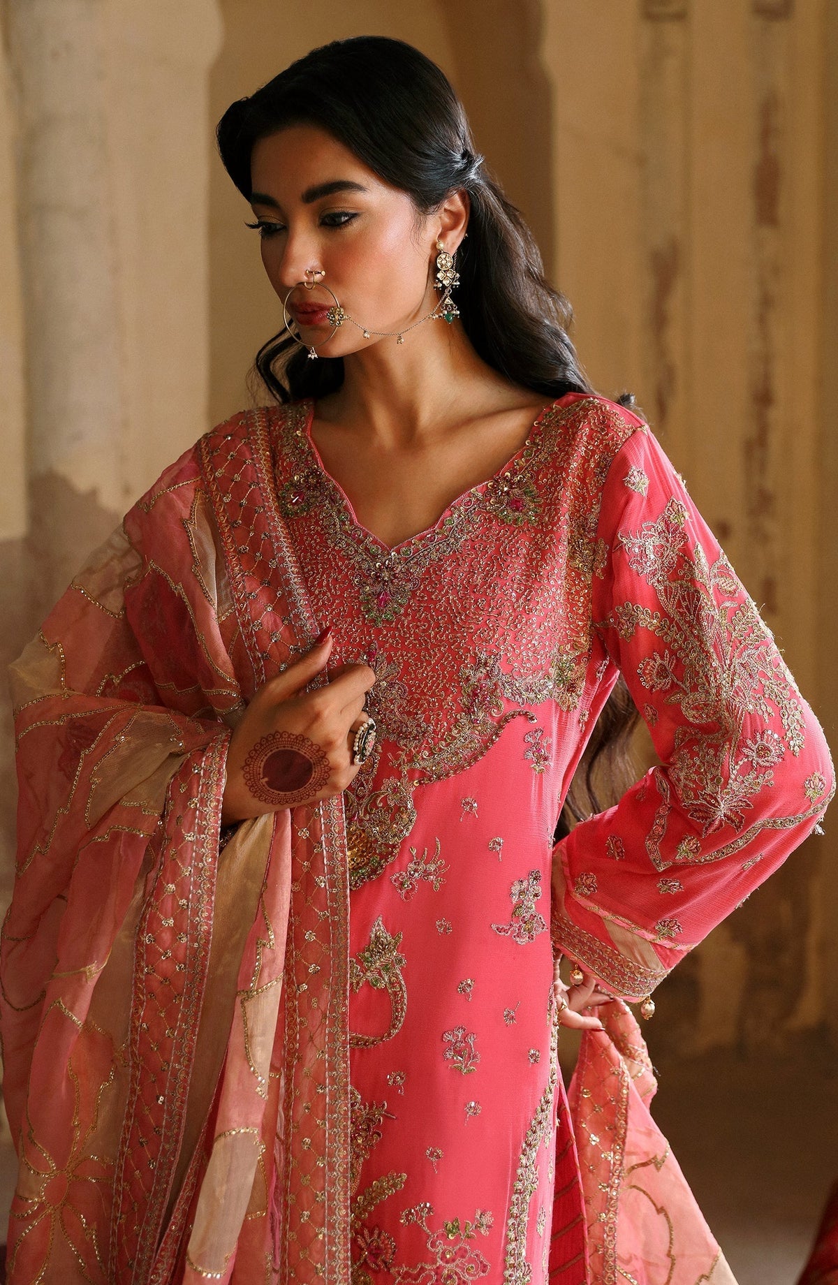Emaan Adeel | Devdas Formals | ZAARBAKHT -  Emaan Adeel Formal - Original Designer Dress - House of Maryam
