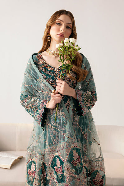 Ramsha | Minhal Organza Collection | M-1101 -  Ramsha Formal - Original Designer Dress - House of Maryam