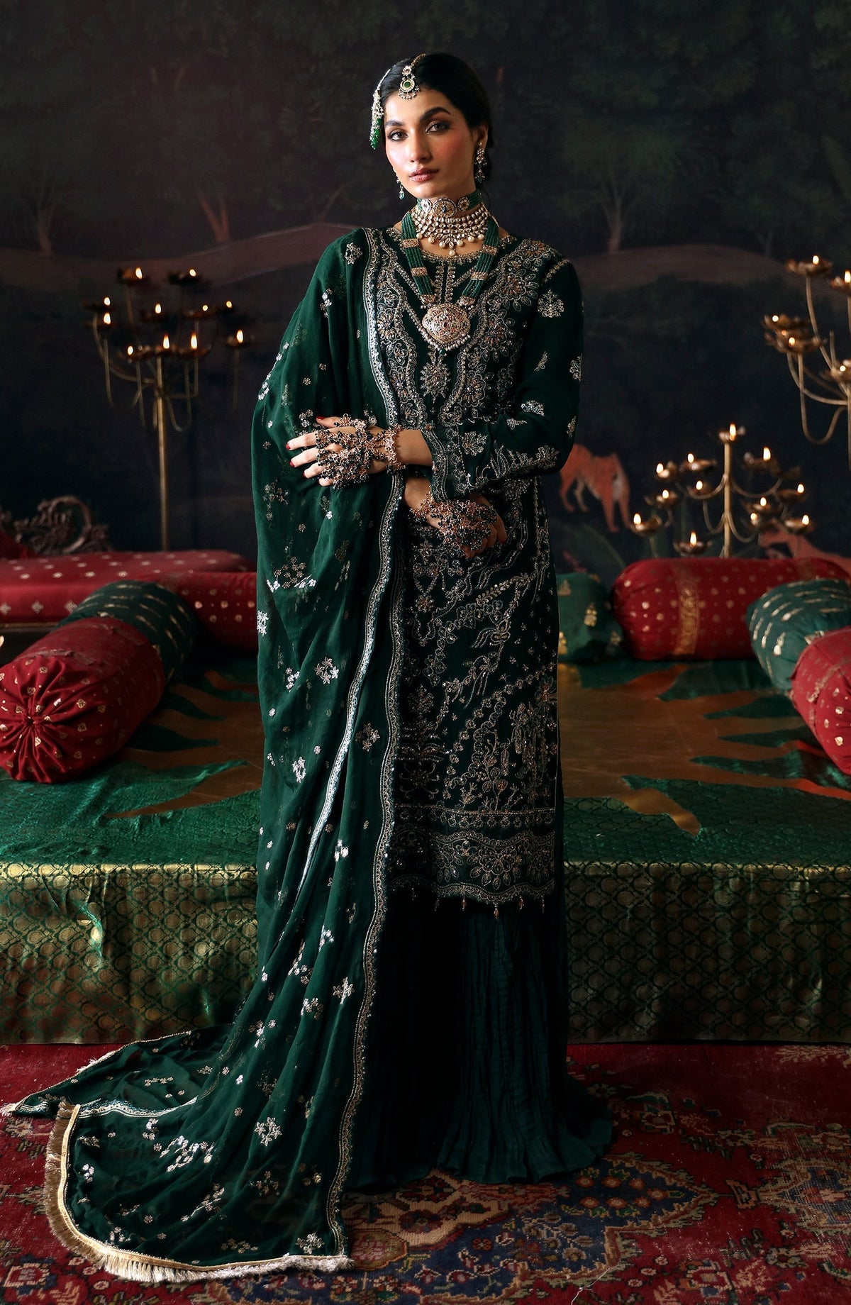 Emaan Adeel | Devdas Formals | BAIGAM BANO -  Emaan Adeel Formal - Original Designer Dress - House of Maryam
