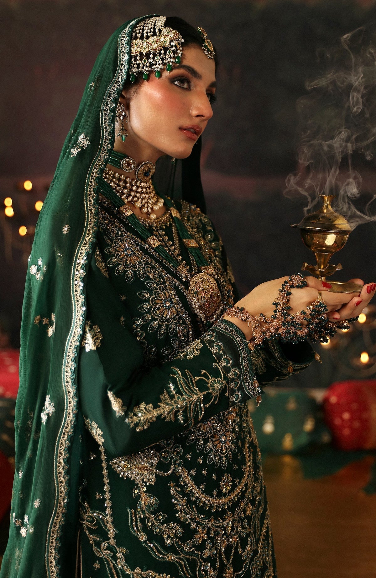 Emaan Adeel | Devdas Formals | BAIGAM BANO -  Emaan Adeel Formal - Original Designer Dress - House of Maryam