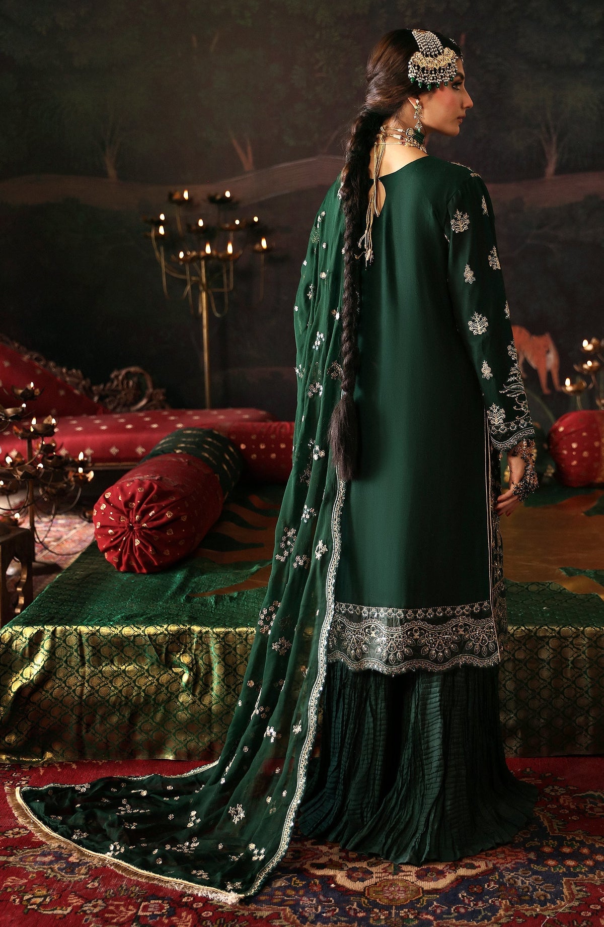 Emaan Adeel | Devdas Formals | BAIGAM BANO -  Emaan Adeel Formal - Original Designer Dress - House of Maryam