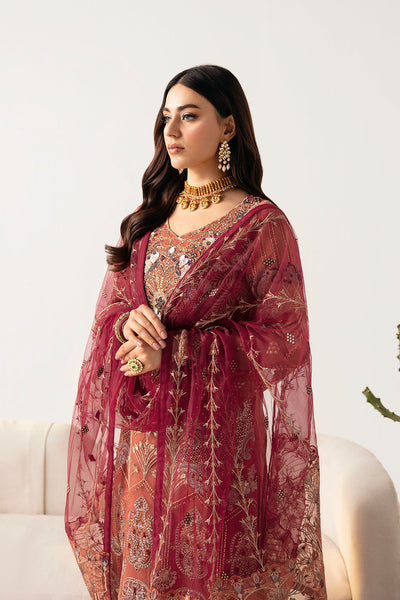 Ramsha | Minhal Organza Collection | M-1103 -  Ramsha Formal - Original Designer Dress - House of Maryam