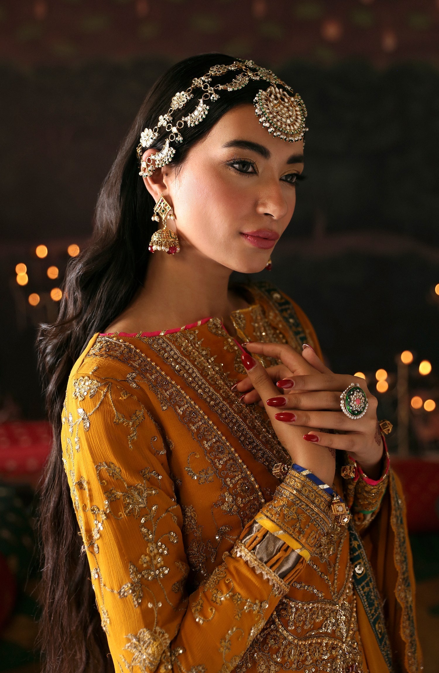 Emaan Adeel | Devdas Formals | ROSHAN JAHAN by Designer Emaan Adeel - House of Maryam - Pakistani Designer Ethnic Wear in {{ shop.shopifyCountryName }}