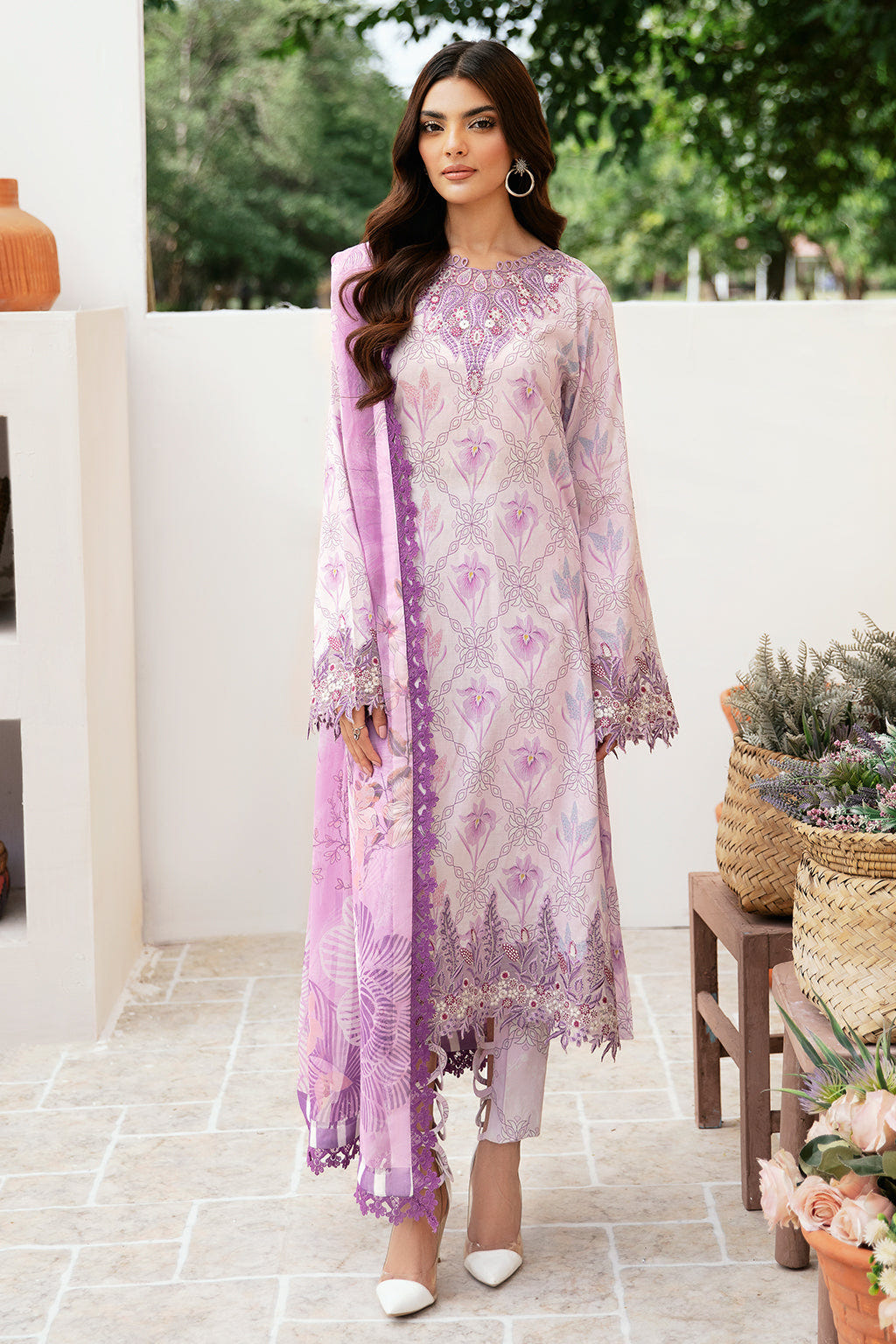 Ramsha | Rangrez Lawn Collection | N-504 -  Ramsha Luxury - Original Designer Dress - House of Maryam