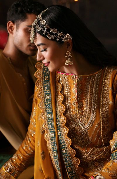 Emaan Adeel | Devdas Formals | ROSHAN JAHAN -  Emaan Adeel Formal - Original Designer Dress - House of Maryam