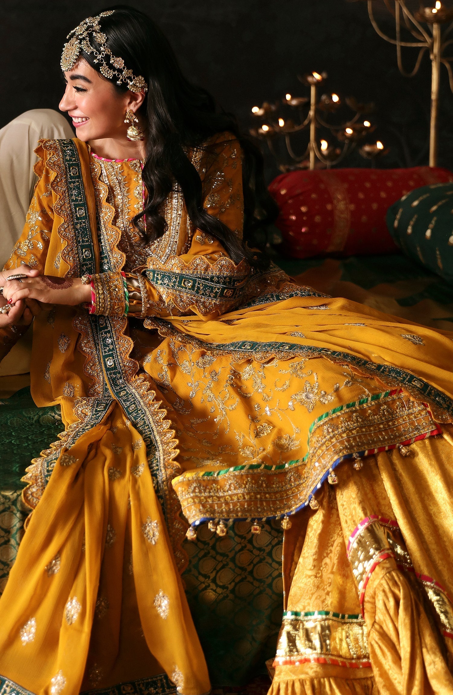 Emaan Adeel | Devdas Formals | ROSHAN JAHAN by Designer Emaan Adeel - House of Maryam - Pakistani Designer Ethnic Wear in {{ shop.shopifyCountryName }}