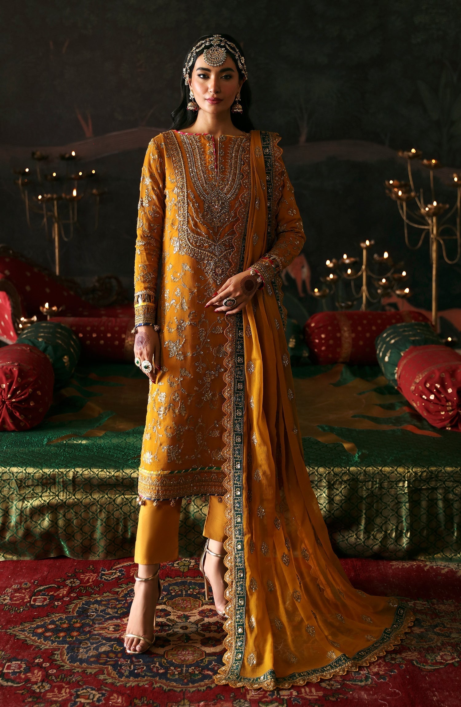 Emaan Adeel | Devdas Formals | ROSHAN JAHAN by Designer Emaan Adeel - House of Maryam - Pakistani Designer Ethnic Wear in {{ shop.shopifyCountryName }}