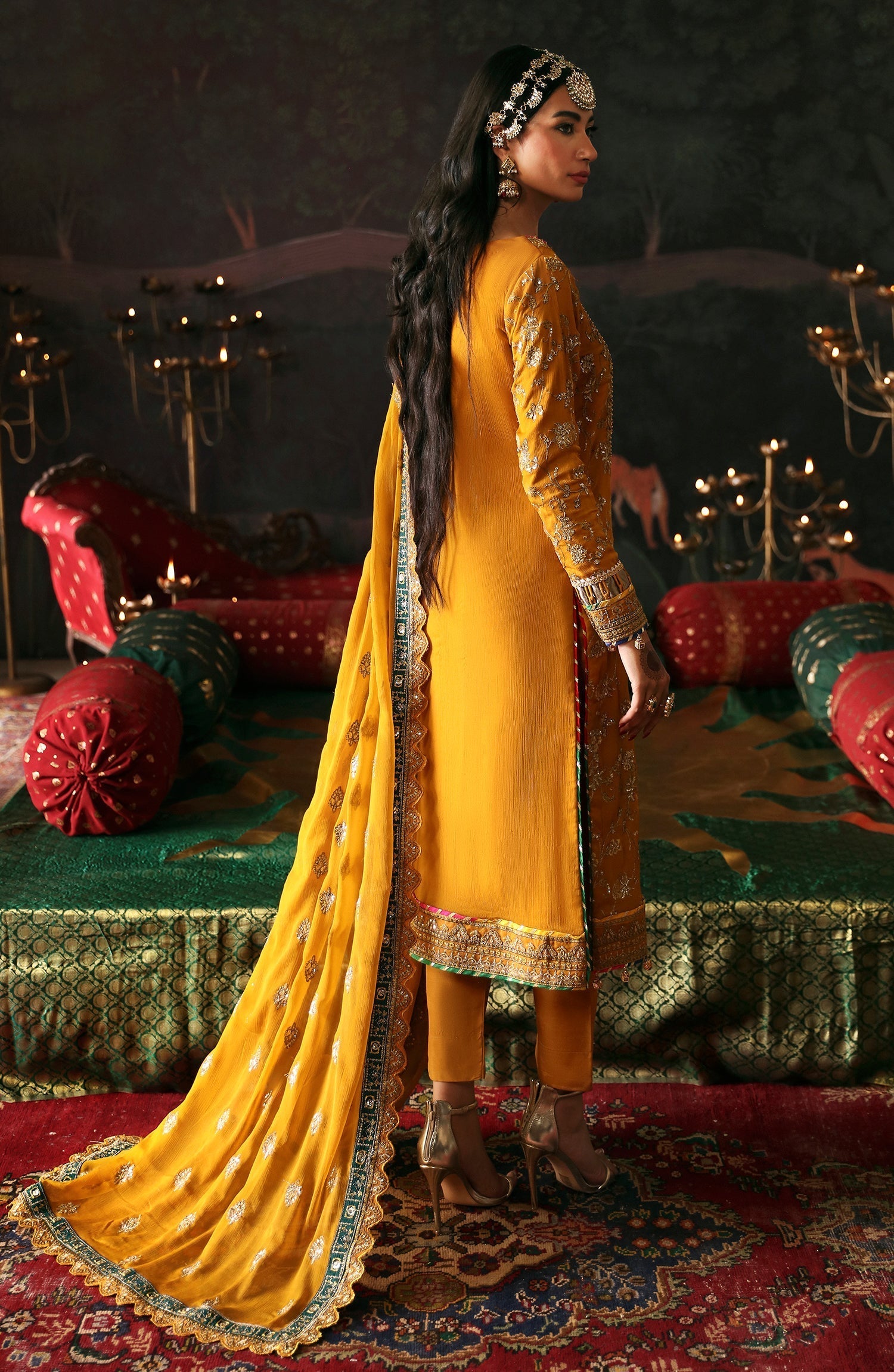 Emaan Adeel | Devdas Formals | ROSHAN JAHAN by Designer Emaan Adeel - House of Maryam - Pakistani Designer Ethnic Wear in {{ shop.shopifyCountryName }}