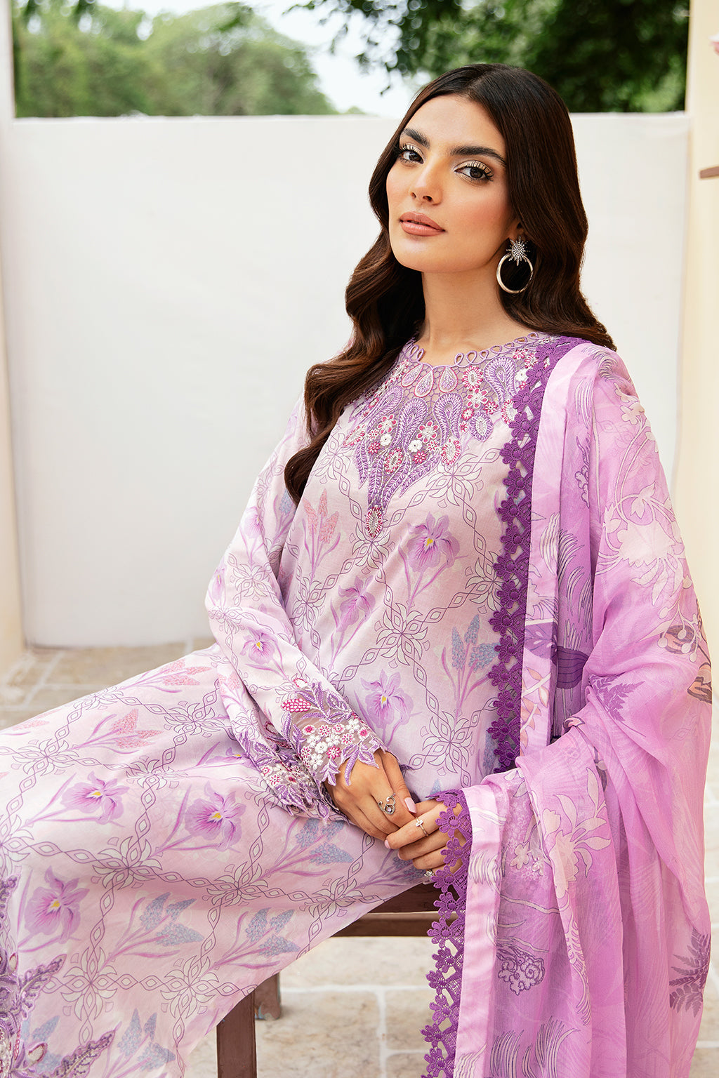 Ramsha | Rangrez Lawn Collection | N-504 -  Ramsha Luxury - Original Designer Dress - House of Maryam