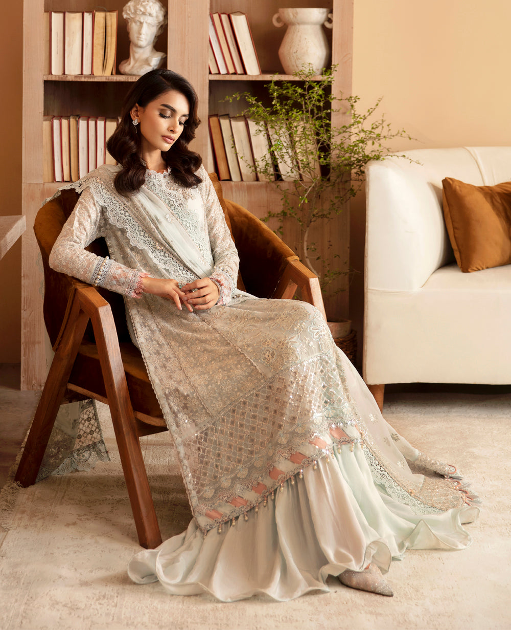 Xenia Formals | Raahi Luxury Formals | SYLVAN by Designer Xenia Formals - House of Maryam - Pakistani Designer Ethnic Wear in {{ shop.shopifyCountryName }}