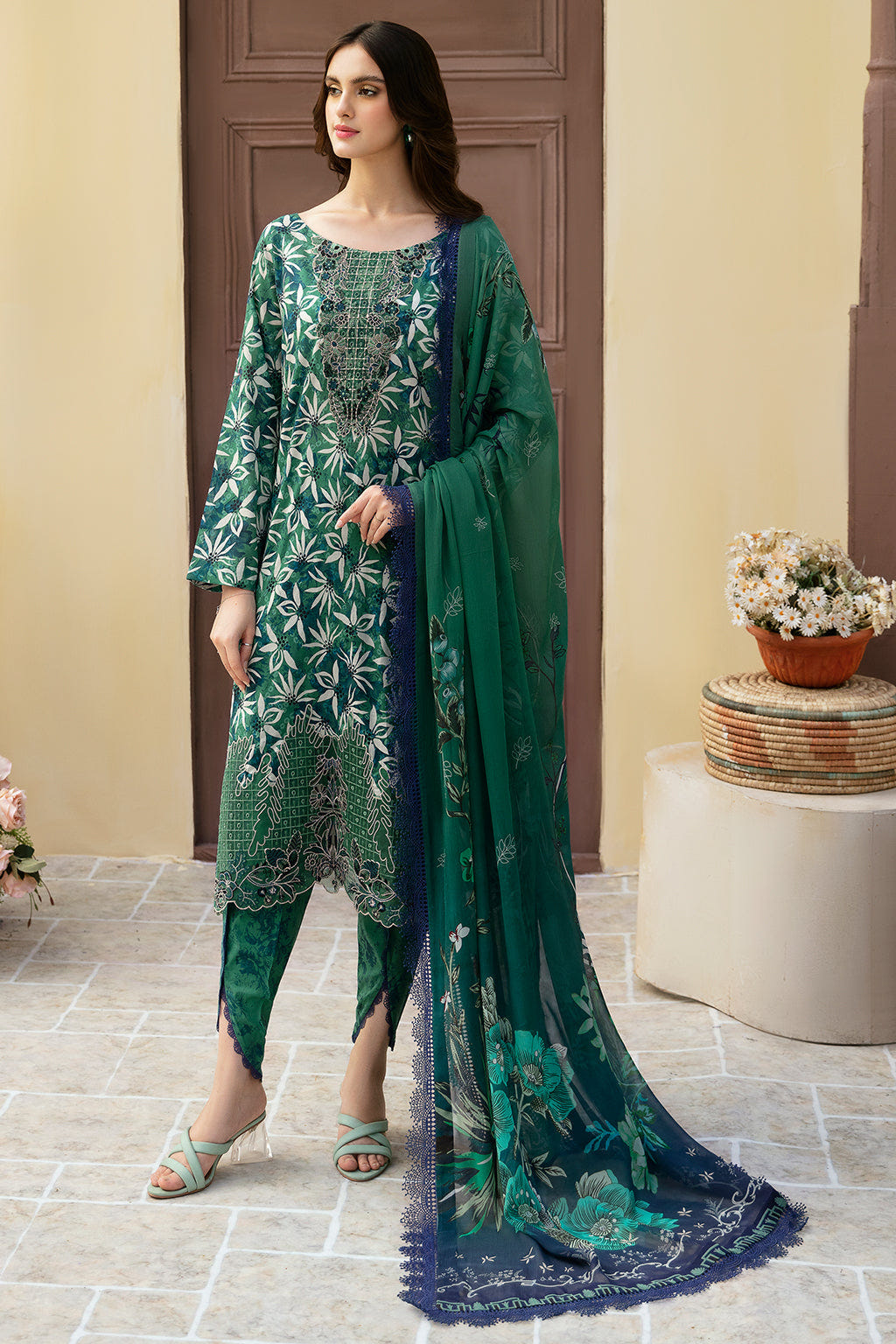 Ramsha | Rangrez Lawn Collection | N-507 -  Ramsha Luxury - Original Designer Dress - House of Maryam