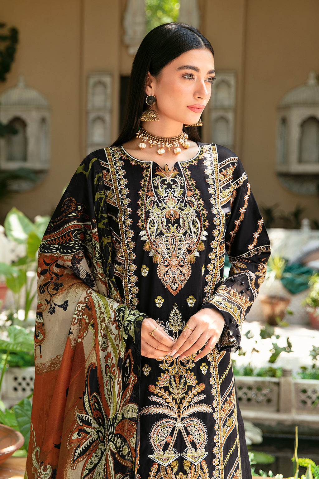 Ramsha | Luxury Lawn 24 | L-805 by Designer Ramsha - House of Maryam - Pakistani Designer Ethnic Wear in {{ shop.shopifyCountryName }}